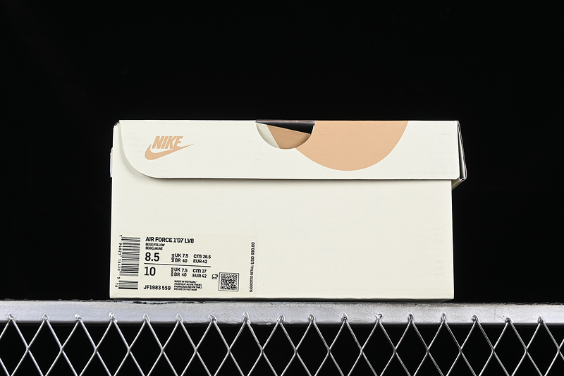 Nike Air Force 1 '07 Low 40Th Off White/Gold 17