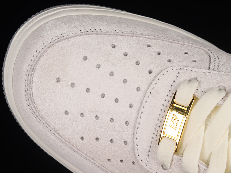 Air Force 1 Low Light Grey/Beige/Gold 7