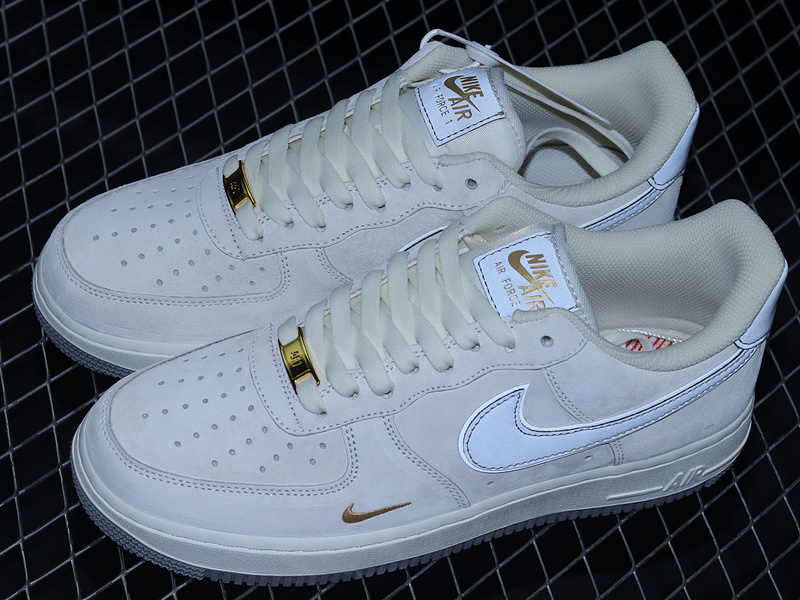 Air Force 1 Low Light Grey/Beige/Gold 29