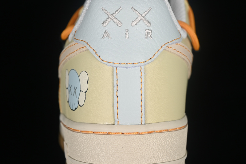 Kaws Nike Air Force 1 '07 Low Yellow/Grey/Orange 25