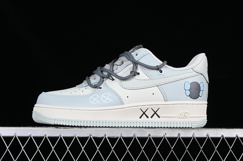 Kaws Nike Air Force 1 '07 Low White/Blue/Grey 13