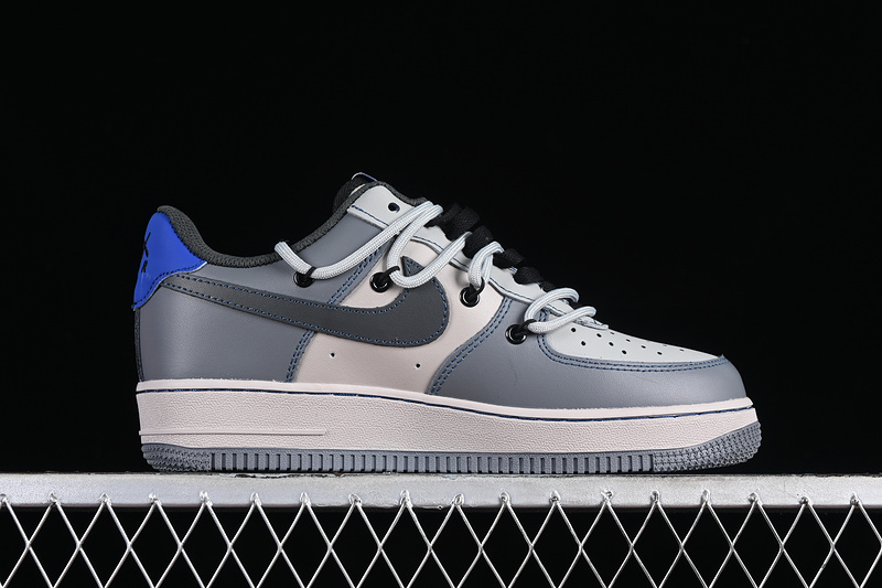 Kaws Nike Air Force 1 '07 Low Grey/Black/Blue 13