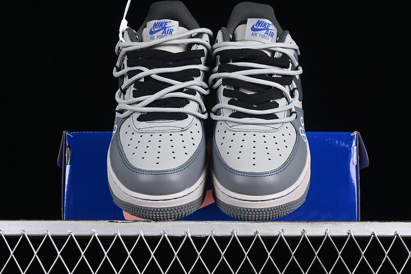 Kaws Nike Air Force 1 '07 Low Grey/Black/Blue 25