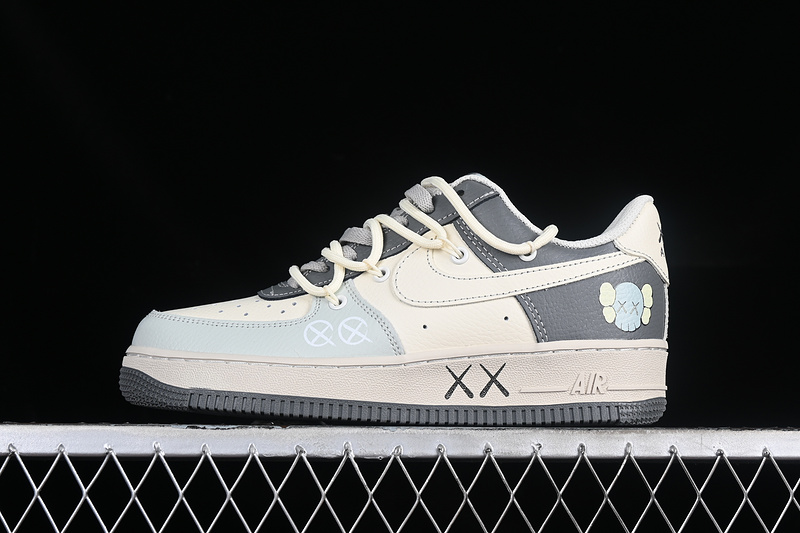 Kaws Nike Air Force 1 '07 Low Grey/Blue/White 19