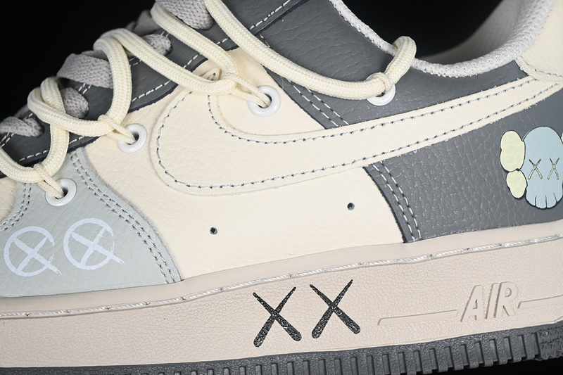 Kaws Nike Air Force 1 '07 Low Grey/Blue/White 25