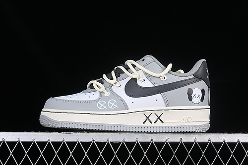 Kaws Nike Air Force 1 '07 Low White/Black/Grey 3