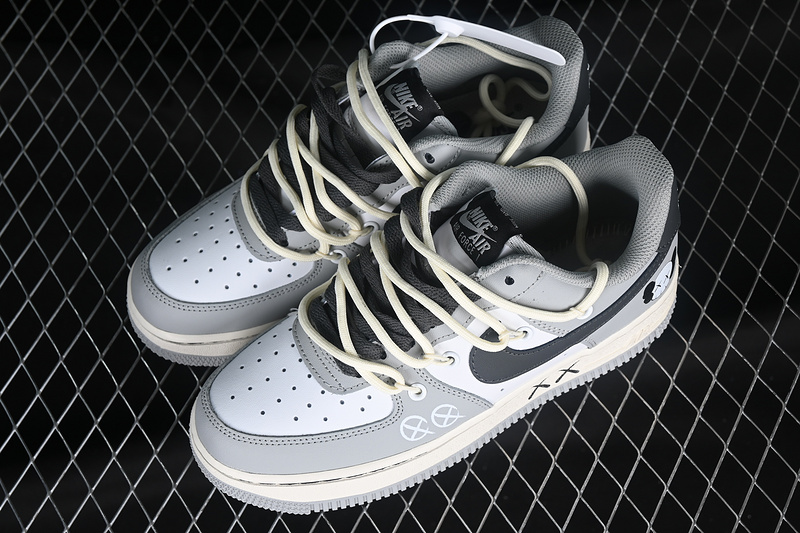 Kaws Nike Air Force 1 '07 Low White/Black/Grey 13