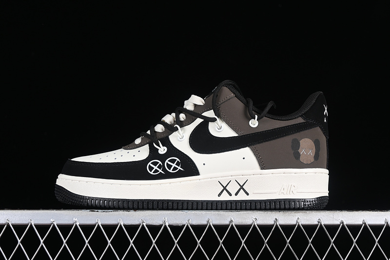 Kaws Nike Air Force 1 '07 Low White/Black/Grey/Brown 21