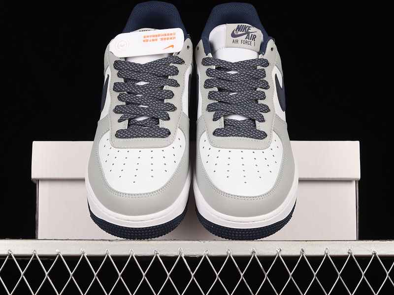 Air Force 1 Low 07 Light Grey/Navy Blue 13