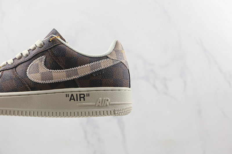 L*V X Air Force 1 Low 07 Dark Brown/White/Grey 5