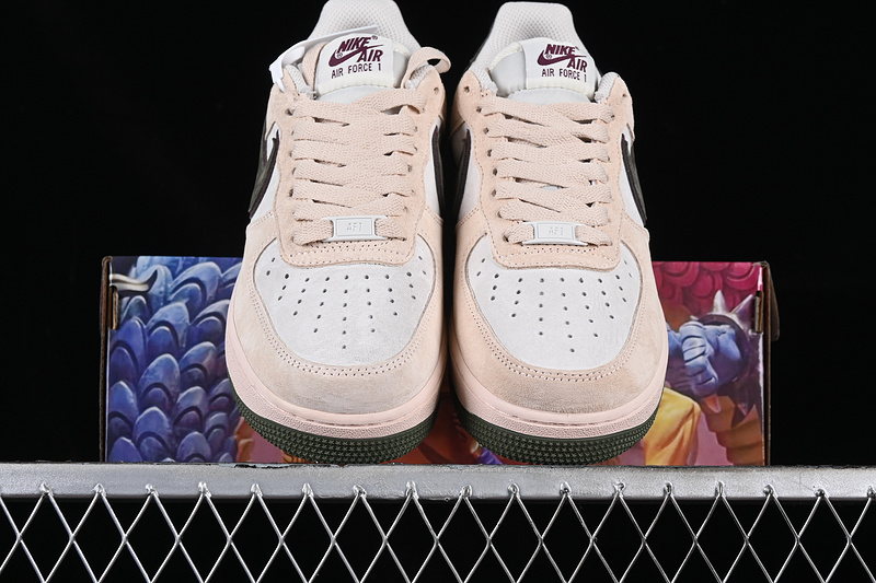 Nike Air Force 1 '07 Low Grey/Green/Brown/Red 19