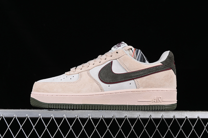 Nike Air Force 1 '07 Low Grey/Green/Brown/Red 25