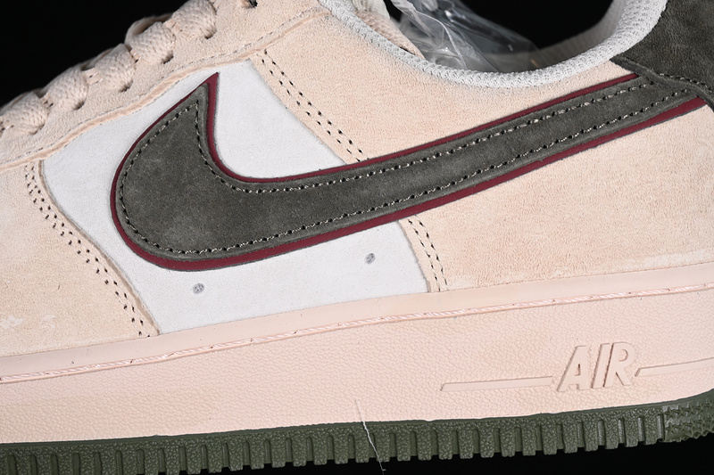 Nike Air Force 1 '07 Low Grey/Green/Brown/Red 27