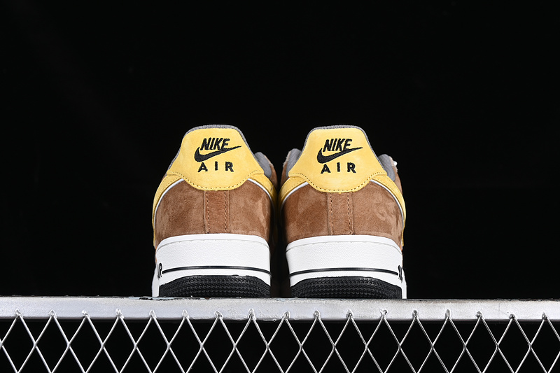 Nike Air Force 1 '07 Low White/Yellow/Black/Orange/Grey 11