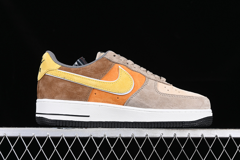 Nike Air Force 1 '07 Low White/Yellow/Black/Orange/Grey 19