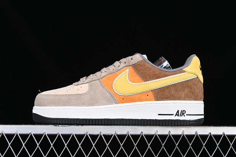 Nike Air Force 1 '07 Low White/Yellow/Black/Orange/Grey 21