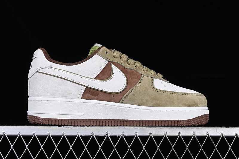 Nike Air Force 1 '07 Low White/Grey/Brown/Green 21