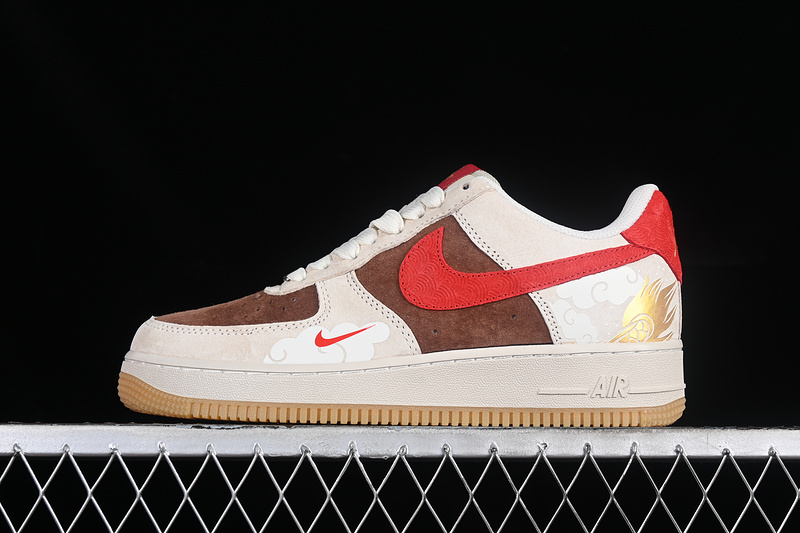 Nike Air Force 1 '07 Low Grey/Brown/Red 23