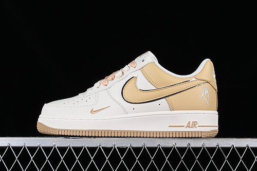 Fat Joe Nike Air Force 1 '07 Low Off White/Gold 21