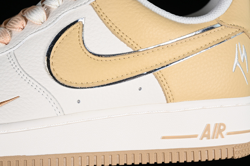 Fat Joe Nike Air Force 1 '07 Low Off White/Gold 23