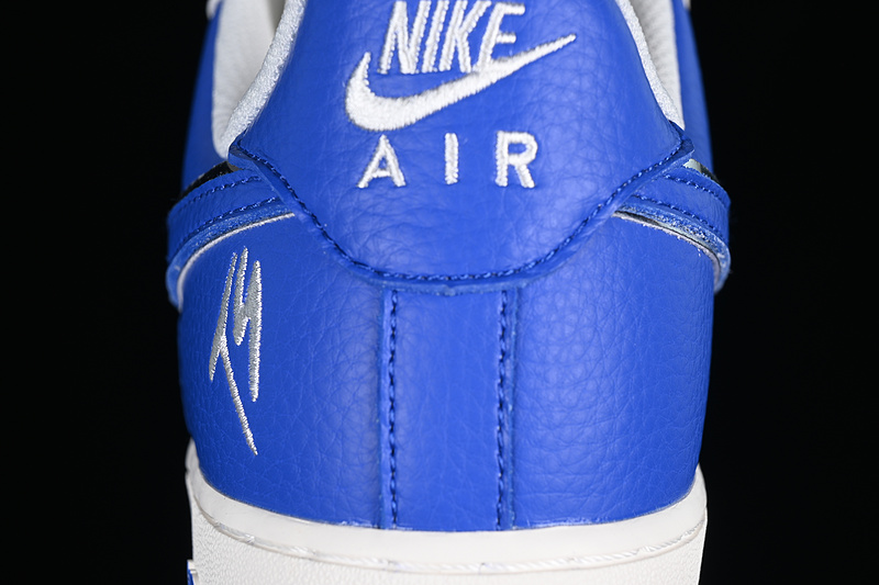 Fat Joe Nike Air Force 1 '07 Low White/Blue 3