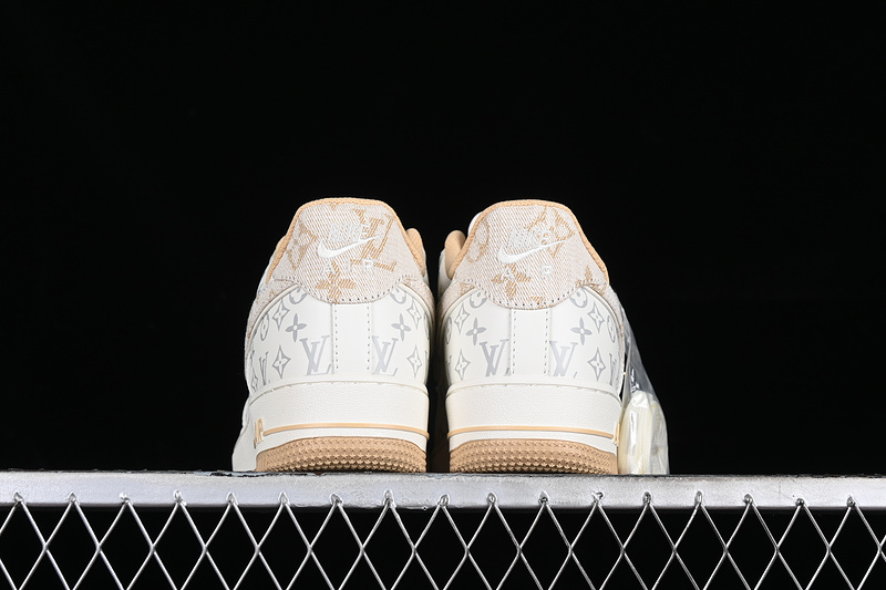 Louis Vuitton Nike Air Force 1 '07 Low White/Grey/Green 5