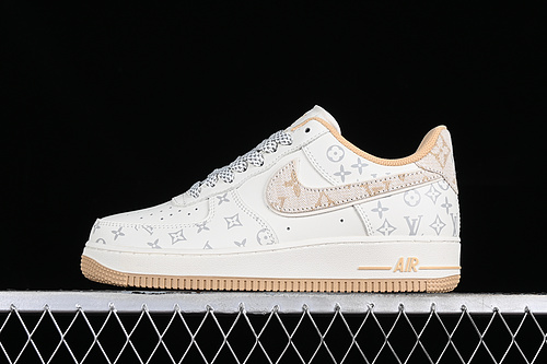 Louis Vuitton Nike Air Force 1 '07 Low White/Grey/Green 23