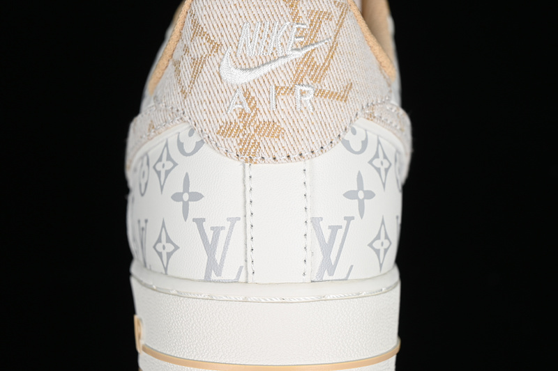 Louis Vuitton Nike Air Force 1 '07 Low White/Grey/Green 27