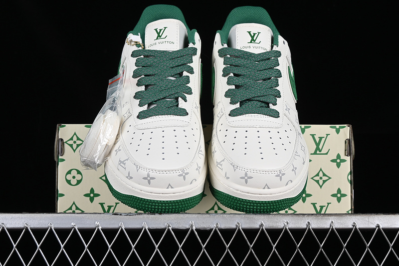 Louis Vuitton Nike Air Force 1 '07 Low White/Green/Grey 9