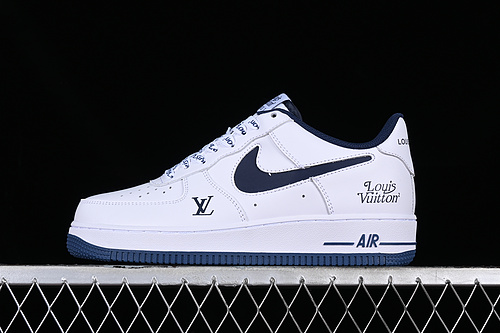 Louis Vuitton Nike Air Force 1 '07 Low White/Blue 11