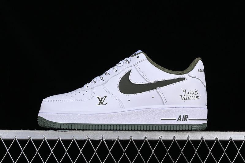 Louis Vuitton Nike Air Force 1 '07 Low White/Black 21