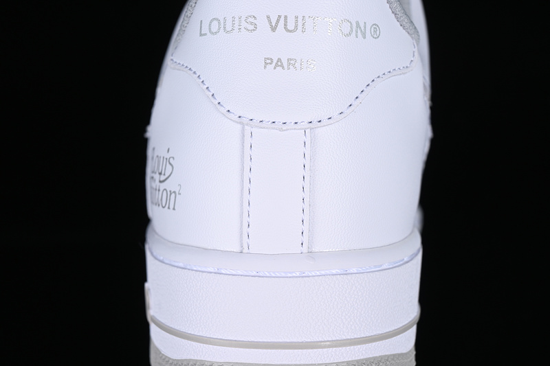 Louis Vuitton Nike Air Force 1 '07 Low White/Grey/Silver 7