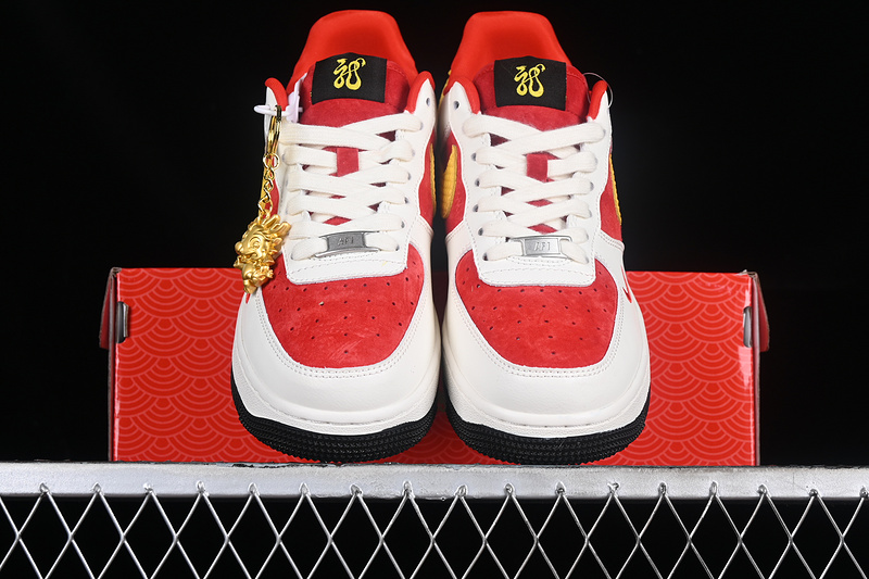 Nike Air Force 1 '07 Low White/Red/Yellow 23