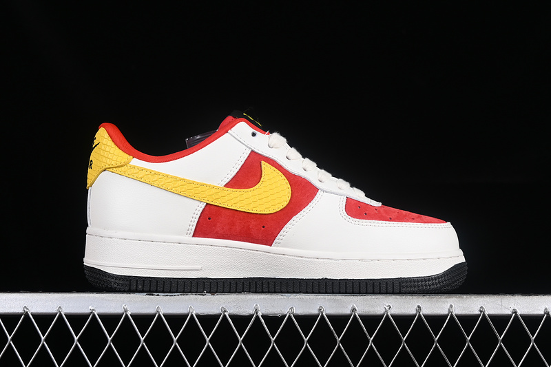 Nike Air Force 1 '07 Low White/Red/Yellow 29