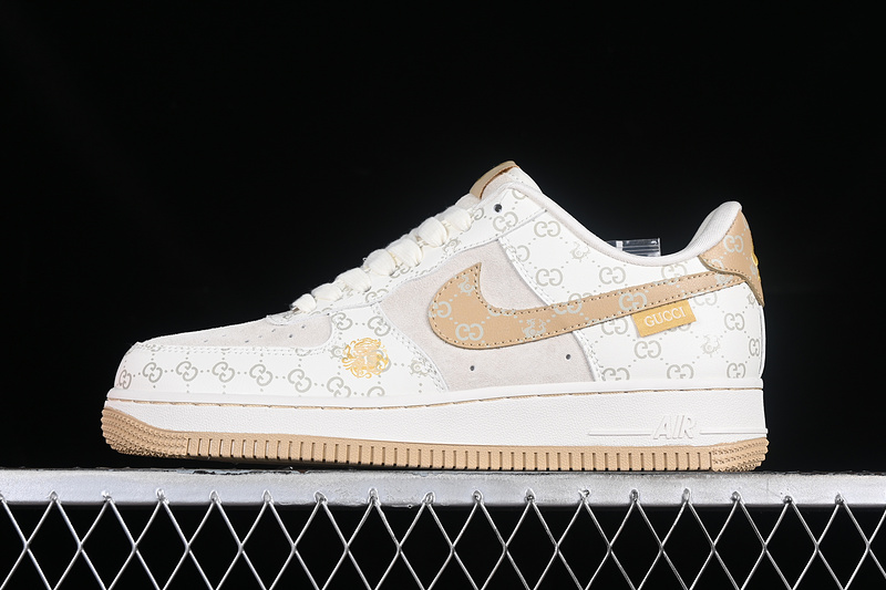 Gucci Nike Air Force 1 '07 Low White/Grey/Yellow 9