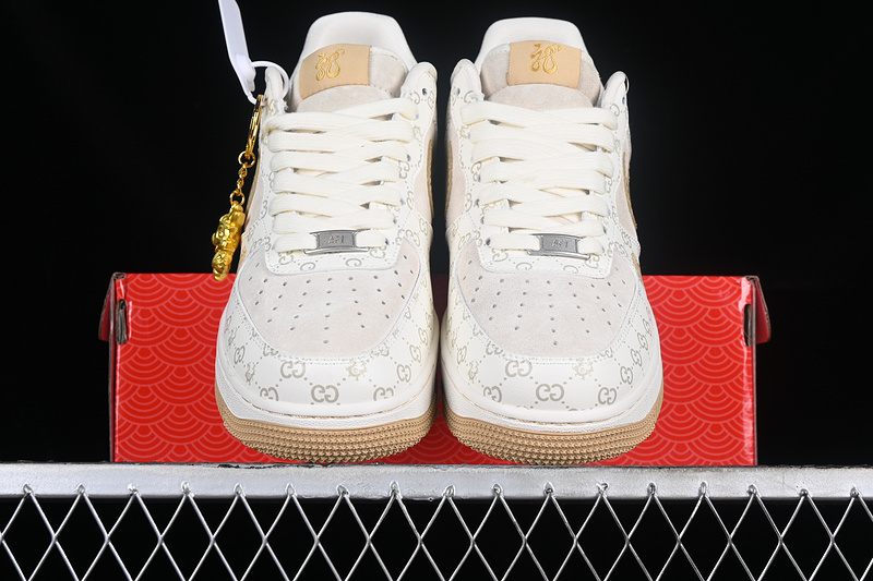 Gucci Nike Air Force 1 '07 Low White/Grey/Yellow 17