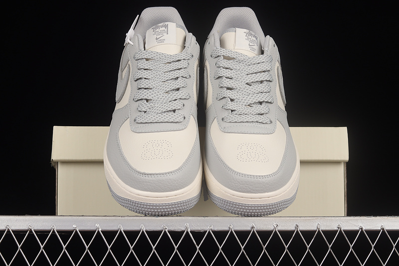 Air Force 1 Low X Stussy White/White/Light Grey 21