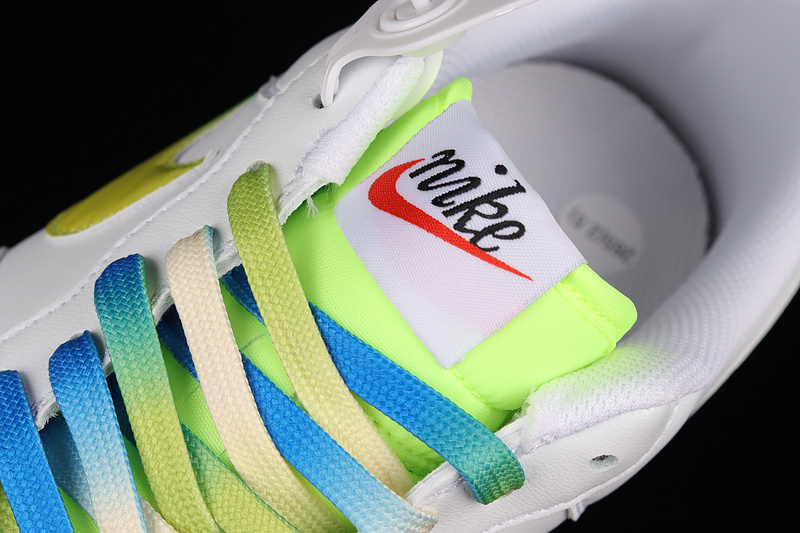 Air Force 1 Low 07 Su19 White/Fluorescent Green-Blue 19