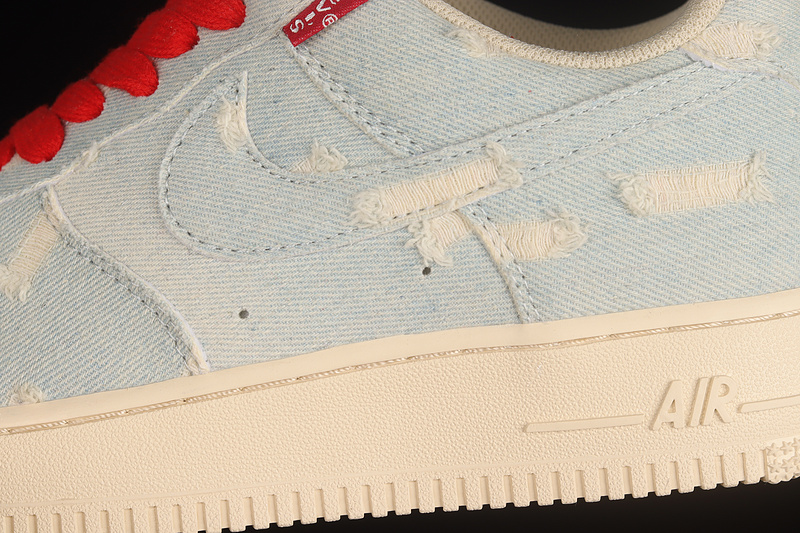 Levi's X Nike Air Force 1 '07 Low Beige/Blue/Beige 29