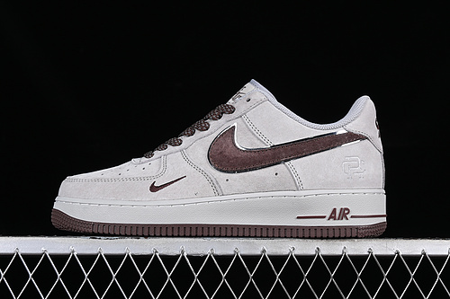 Nike Air Force 1 '07 Low Grey/Red 3