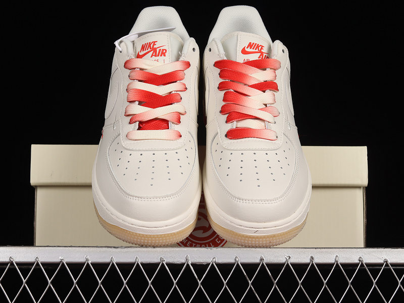 Air Force 1 Low 07 Beige/Red/Beige 25