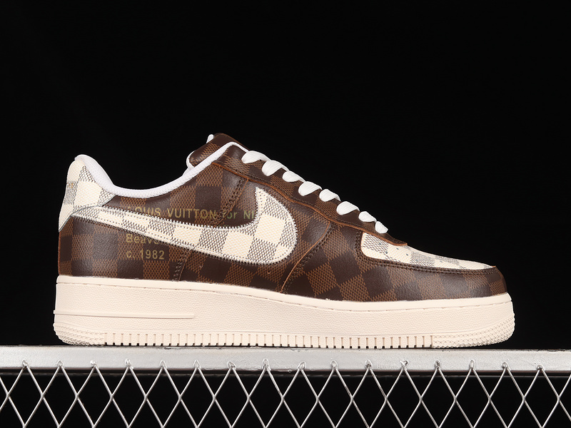 L*V X Air Force 1 Low Brown/Beige/White 21