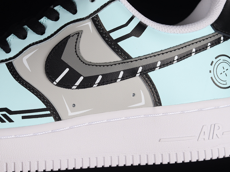 Air Force 1 Low 07 Light Blue/White/Black 9