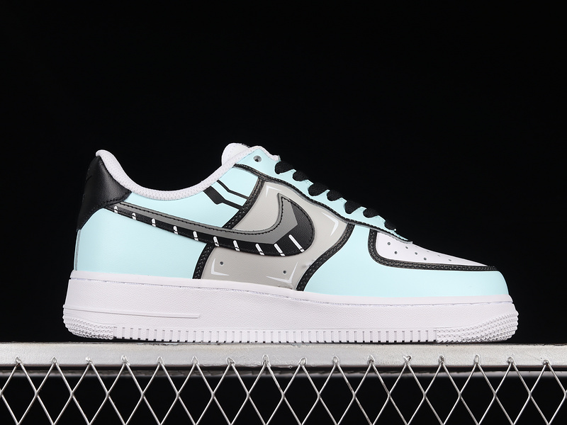 Air Force 1 Low 07 Light Blue/White/Black 19