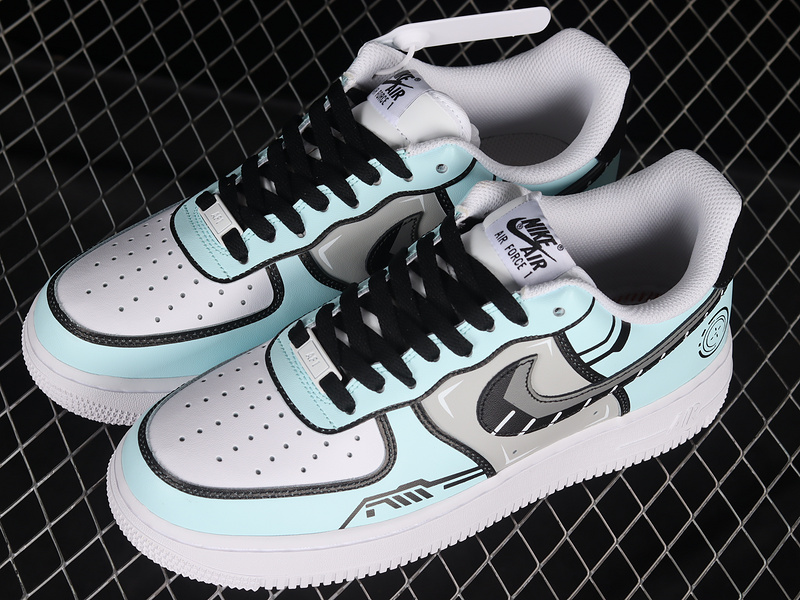 Air Force 1 Low 07 Light Blue/White/Black 21