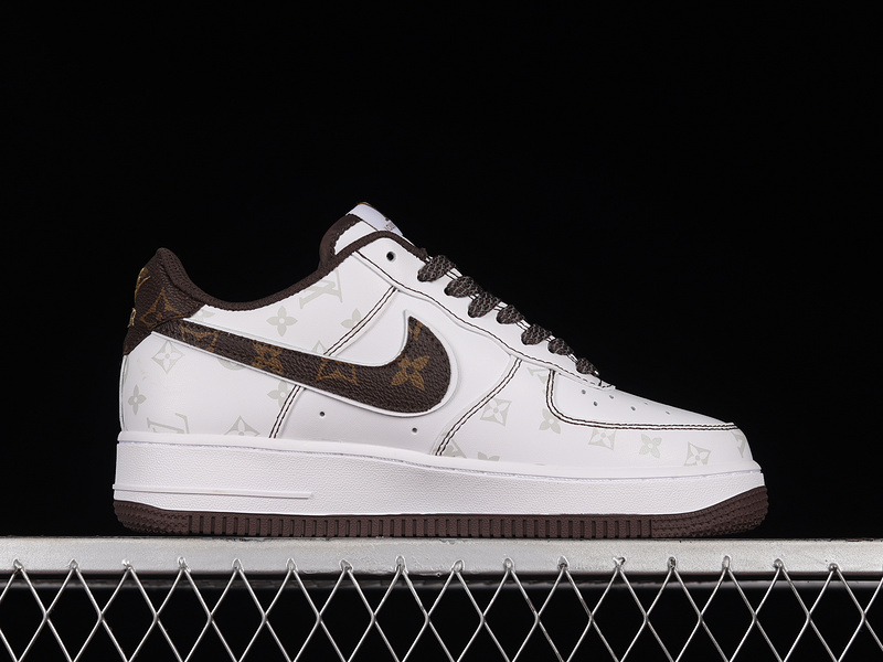 L*V X Nike Air Force 1 '07 Low White/Brown/White 17