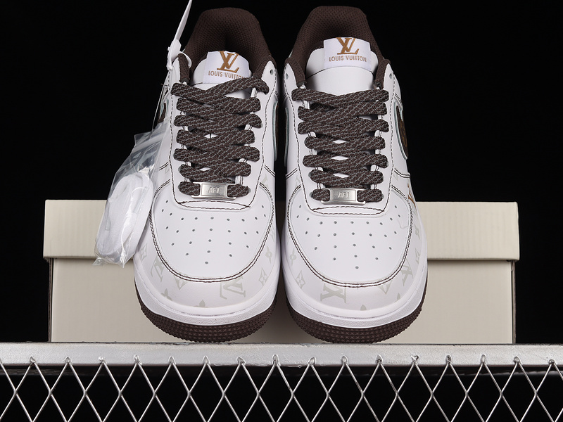 L*V X Nike Air Force 1 '07 Low White/Brown/White 29