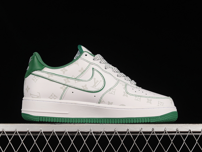 L*V X Air Force 1 Low 07 White/Green/Light Grey 13