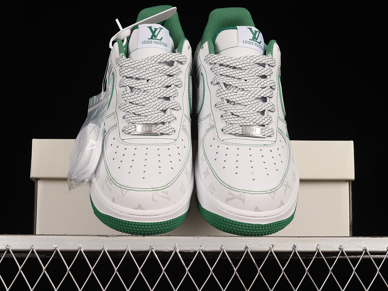 L*V X Air Force 1 Low 07 White/Green/Light Grey 15