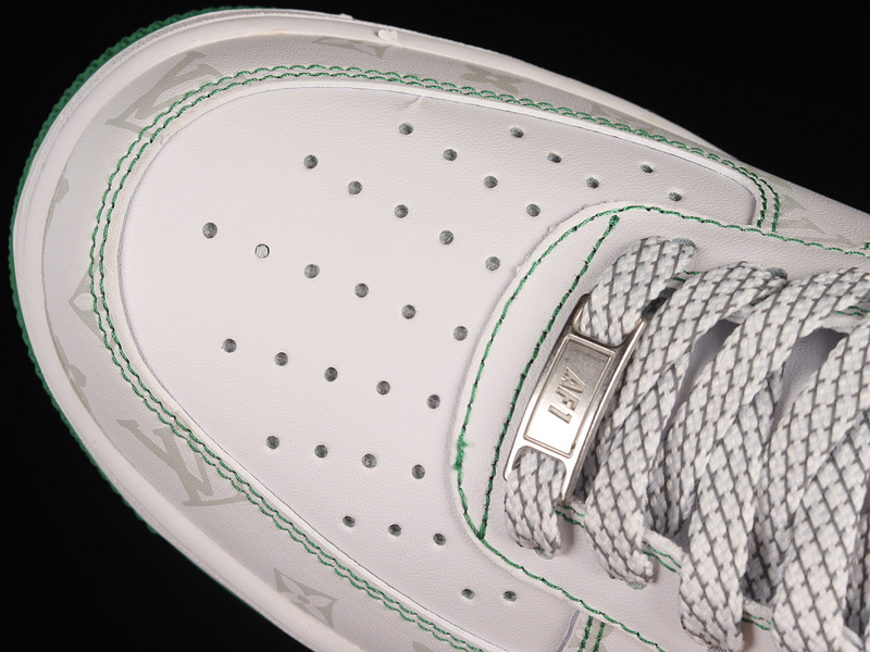 L*V X Air Force 1 Low 07 White/Green/Light Grey 25